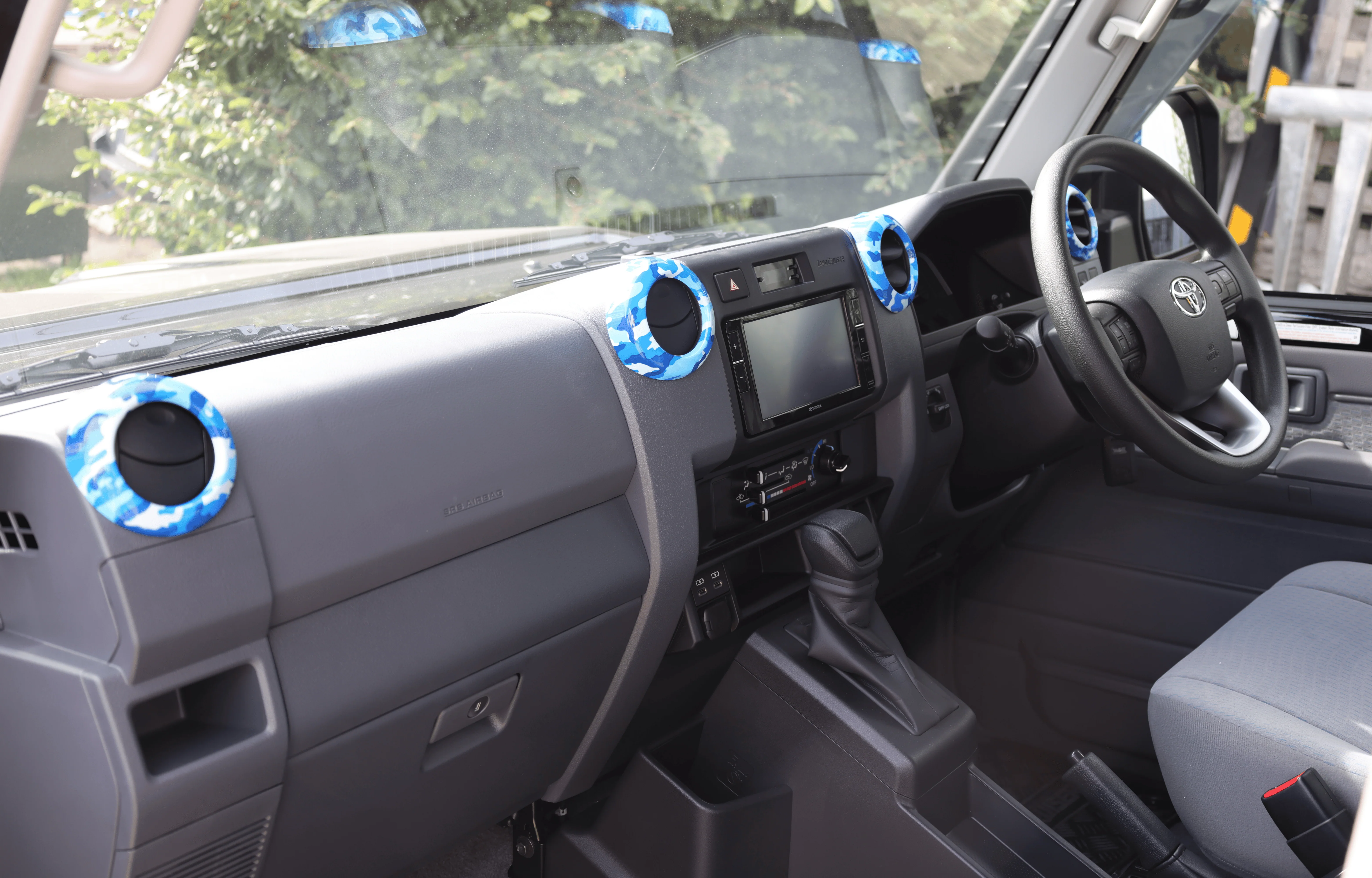 Front Air Vent Rings Covers to suit Toyota LandCruiser 70 Series (4 pcs) - Image 4