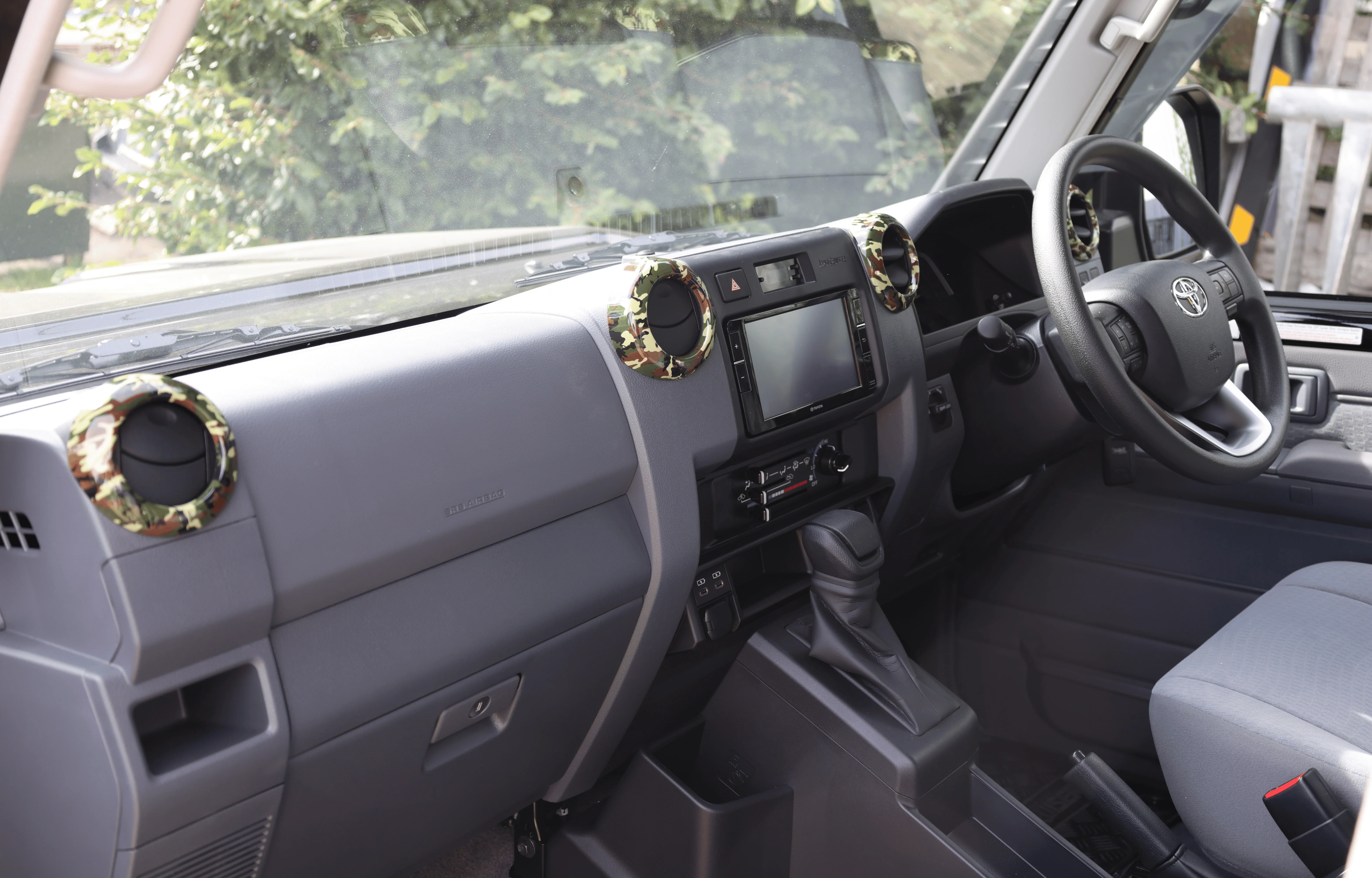 Front Air Vent Rings Covers to suit Toyota LandCruiser 70 Series (4 pcs) - Image 6